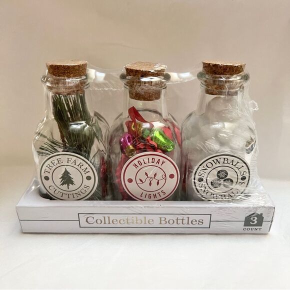 Target Dollar Spot Set of 9 Collectible Miniature Bottles 2022 - Picture 2 of 4